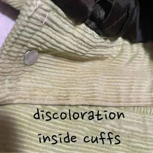 Green corduroy Sherpa trucker jacket - DUTCH HARBOR GEAR - unisex S - Picture 13 of 14